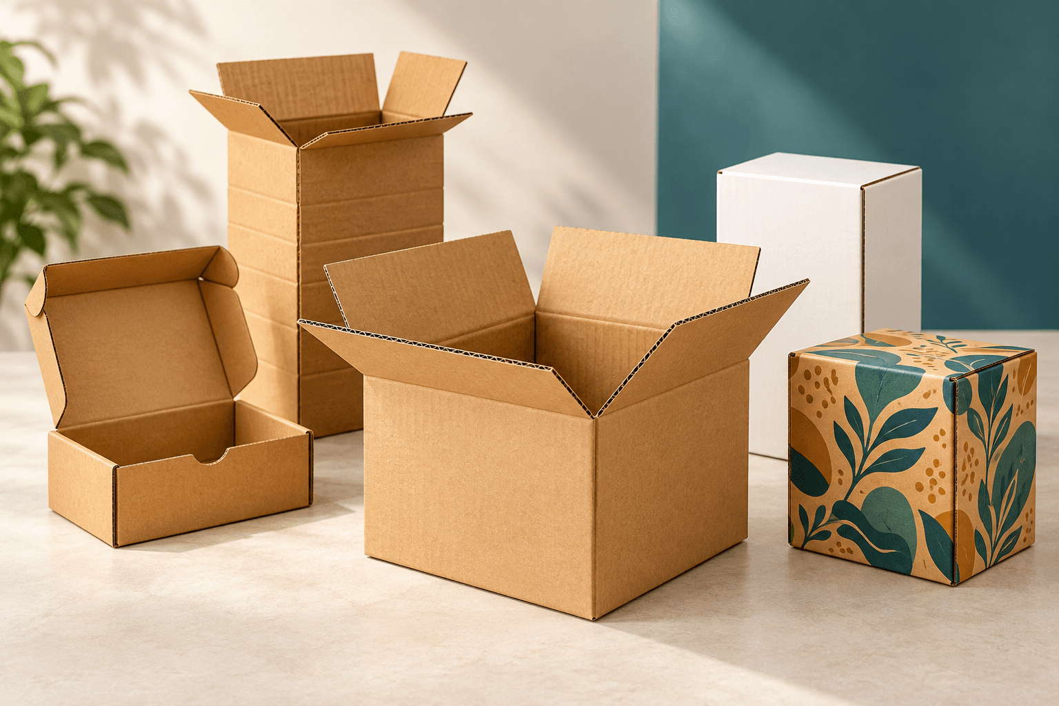 Corrugenix Engineered Corrugated Boxes Variety - 3 Ply, 5 Ply, Mailer & Printed Boxes