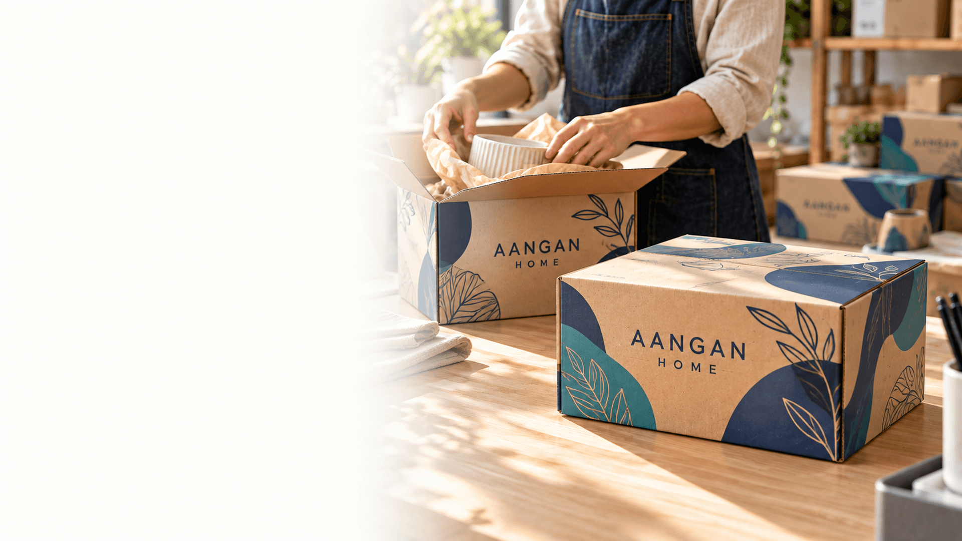 Corrugenix Custom Branded Corrugated Boxes - Aangan Home